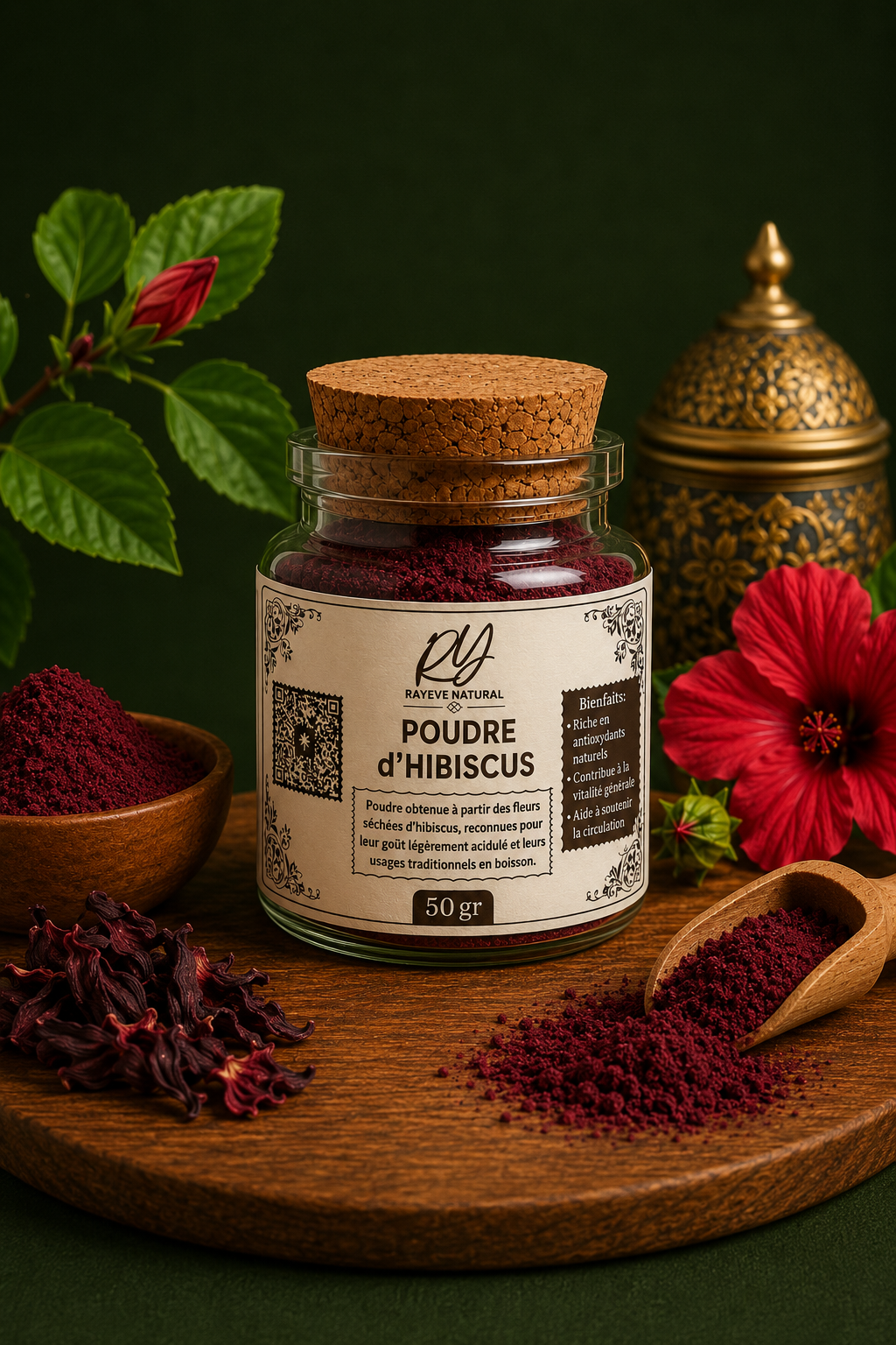 Poudre d'Hibiscus 50g
