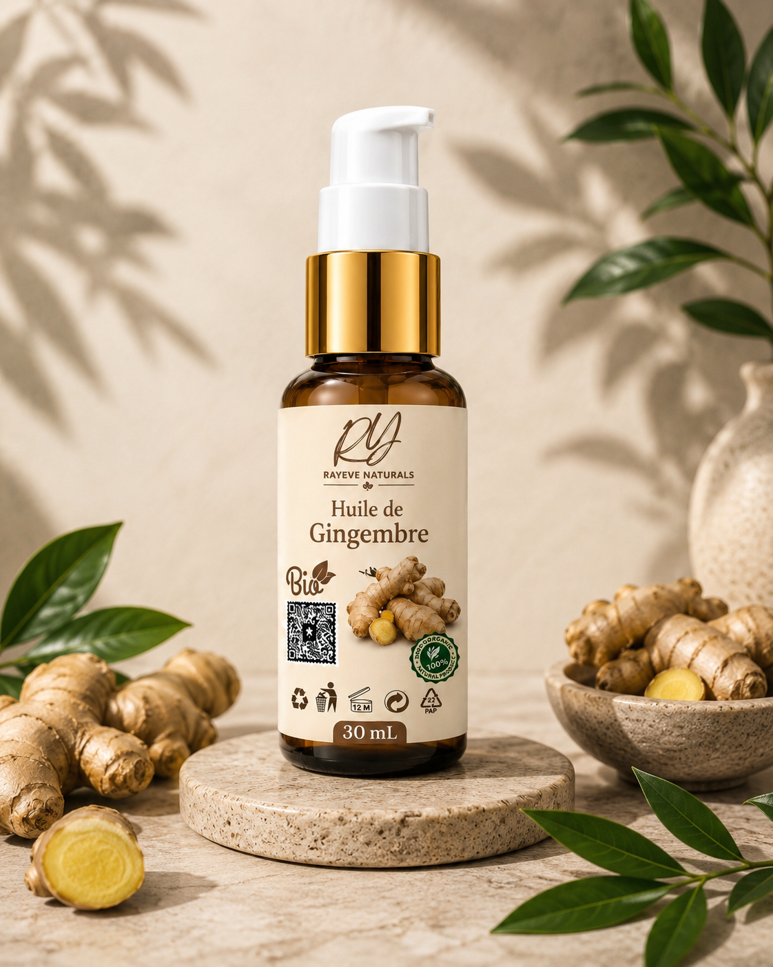 Huile de gingembre 30 ml