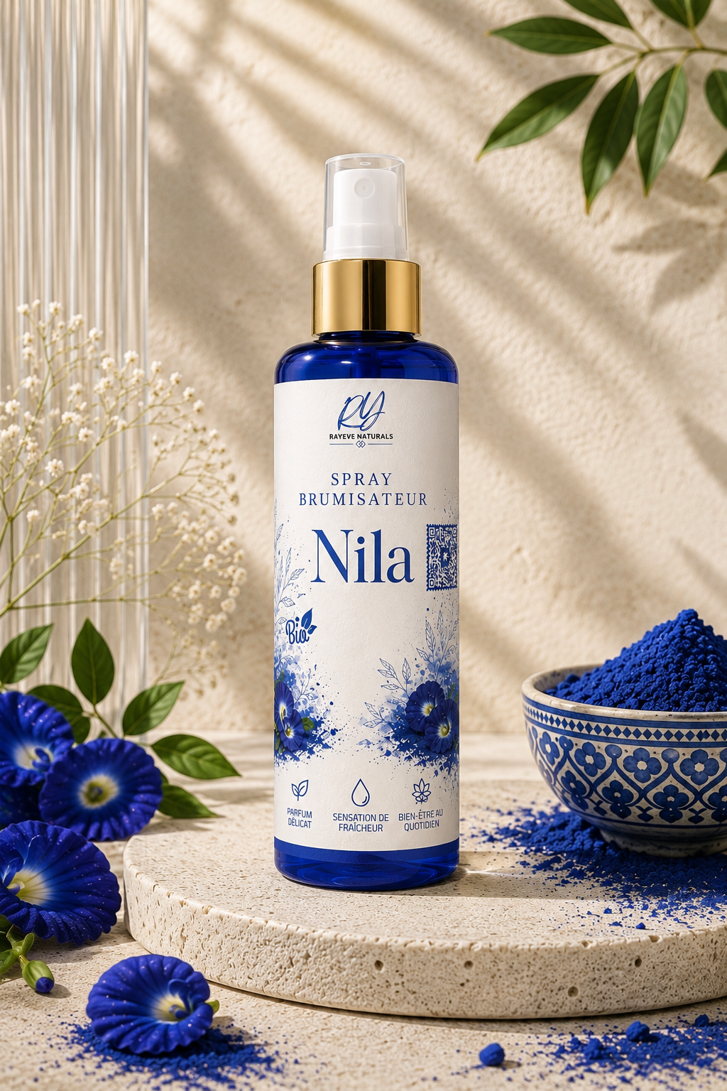Spray brumisateur Rose Nila & citron