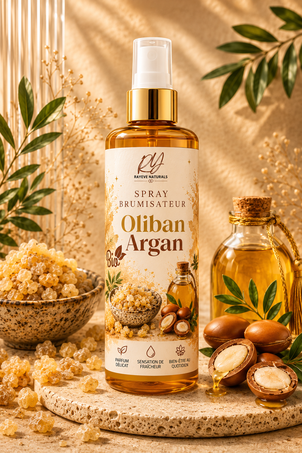Spray Brumisateur Rose Louban & Argan