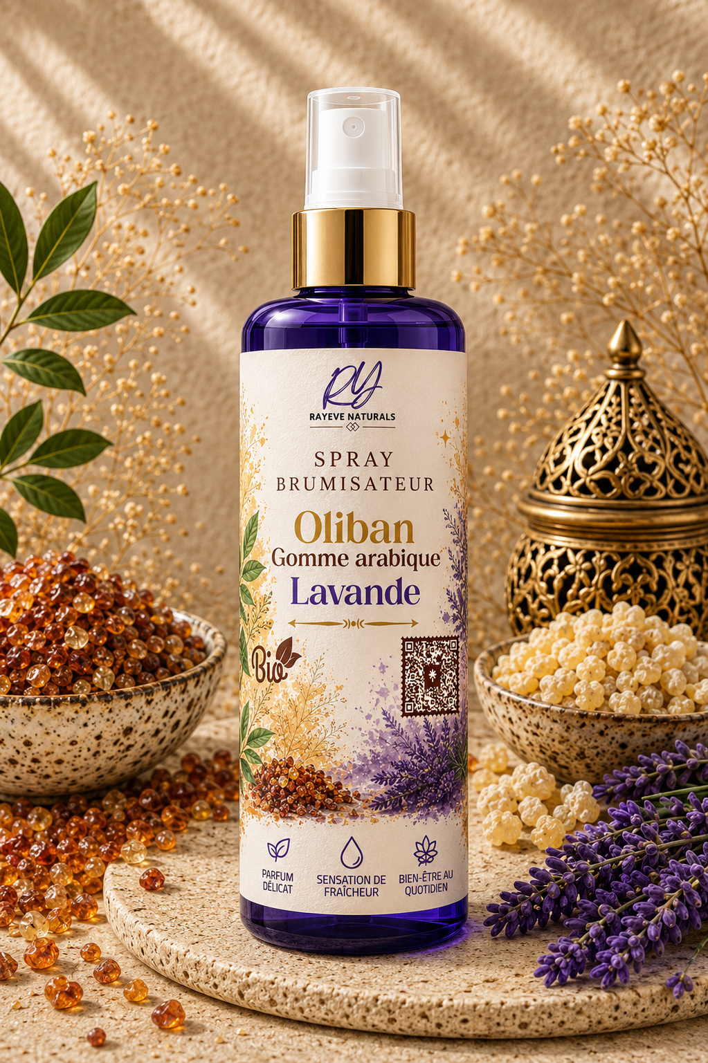 Spray Brumisateur Louban, Gomme Arabique & lavande